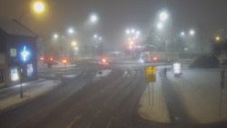 Křižovatka ulic Komenského a Velké Novosady