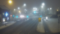 Křižovatka ulic Komenského a Velké Novosady