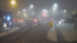 Křižovatka ulic Komenského a Velké Novosady