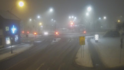 Křižovatka ulic Komenského a Velké Novosady