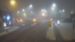 Křižovatka ulic Komenského a Velké Novosady