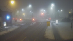 Křižovatka ulic Komenského a Velké Novosady