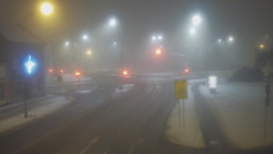 Křižovatka ulic Komenského a Velké Novosady