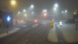 Křižovatka ulic Komenského a Velké Novosady