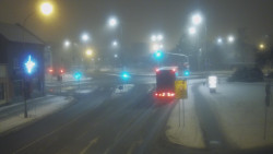 Křižovatka ulic Komenského a Velké Novosady