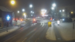 Křižovatka ulic Komenského a Velké Novosady