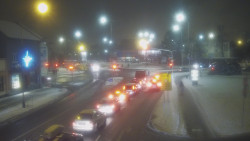 Křižovatka ulic Komenského a Velké Novosady