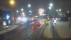 Křižovatka ulic Komenského a Velké Novosady