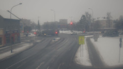 Křižovatka ulic Komenského a Velké Novosady