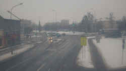 Křižovatka ulic Komenského a Velké Novosady