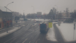 Křižovatka ulic Komenského a Velké Novosady