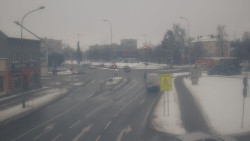 Křižovatka ulic Komenského a Velké Novosady