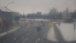 Křižovatka ulic Komenského a Velké Novosady