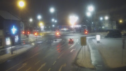 Křižovatka ulic Komenského a Velké Novosady