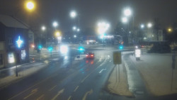 Křižovatka ulic Komenského a Velké Novosady