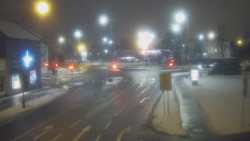 Křižovatka ulic Komenského a Velké Novosady