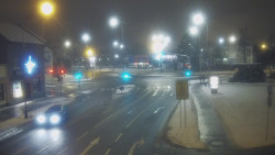 Křižovatka ulic Komenského a Velké Novosady