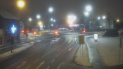 Křižovatka ulic Komenského a Velké Novosady