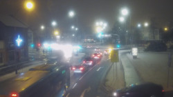 Křižovatka ulic Komenského a Velké Novosady