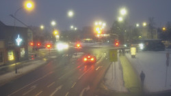 Křižovatka ulic Komenského a Velké Novosady