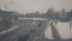 Křižovatka ulic Komenského a Velké Novosady