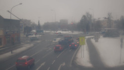 Křižovatka ulic Komenského a Velké Novosady