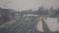 Křižovatka ulic Komenského a Velké Novosady