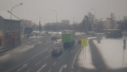 Křižovatka ulic Komenského a Velké Novosady