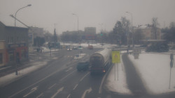 Křižovatka ulic Komenského a Velké Novosady