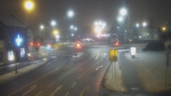 Křižovatka ulic Komenského a Velké Novosady