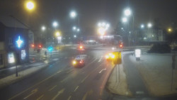 Křižovatka ulic Komenského a Velké Novosady