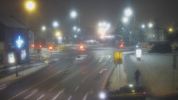 Křižovatka ulic Komenského a Velké Novosady