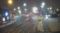 Křižovatka ulic Komenského a Velké Novosady