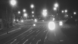 Křižovatka ulic Komenského a Velké Novosady