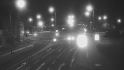 Křižovatka ulic Komenského a Velké Novosady