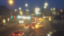 Křižovatka ulic Komenského a Velké Novosady