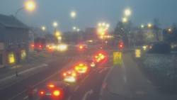 Křižovatka ulic Komenského a Velké Novosady