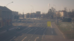 Křižovatka ulic Komenského a Velké Novosady