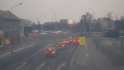 Křižovatka ulic Komenského a Velké Novosady