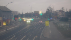 Křižovatka ulic Komenského a Velké Novosady