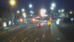 Křižovatka ulic Komenského a Velké Novosady