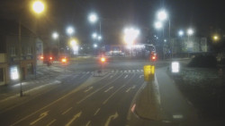 Křižovatka ulic Komenského a Velké Novosady