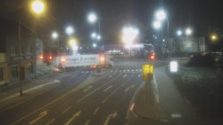 Křižovatka ulic Komenského a Velké Novosady