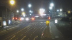 Křižovatka ulic Komenského a Velké Novosady