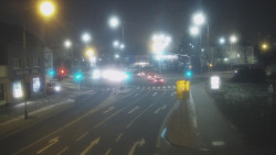 Křižovatka ulic Komenského a Velké Novosady