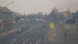 Křižovatka ulic Komenského a Velké Novosady