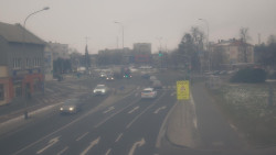 Křižovatka ulic Komenského a Velké Novosady