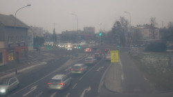 Křižovatka ulic Komenského a Velké Novosady