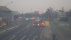 Křižovatka ulic Komenského a Velké Novosady