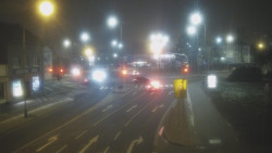 Křižovatka ulic Komenského a Velké Novosady